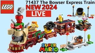 🆕🆕🆕 NEW 2024  The Bowser Express Train  71437  LEGO Instructions  LEGO Super Mario App LIVE 🆕🆕🆕 [upl. by Stoffel]