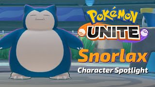 Snorlax ACTUAL Character Spotlight  Pokemon UNITE feat [upl. by Pauletta]