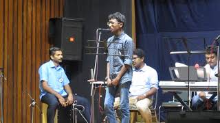 Hridaya Sarassile sung by Karthik for TTFAC Golden Jubilee Celebrations held at Shakuntalam [upl. by Adok63]