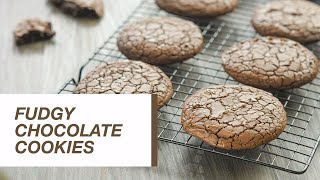 Fudgy Chocolate Cookies  Food Channel L Recipes [upl. by Divadnhoj]