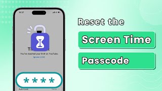 Forgot Your Screen Time Password How to Reset Screen Time Passcode on iPhone without Apple ID [upl. by Yllah]