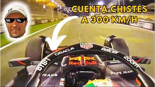 Checo Pérez Se Pone Sarcástico En Medio De La Carrera  Bahréin 2024 [upl. by Rinee]