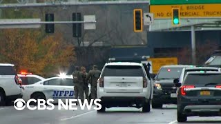 2 dead in vehicle explosion at Rainbow Bridge USCanada border crossing sources say [upl. by Badger355]