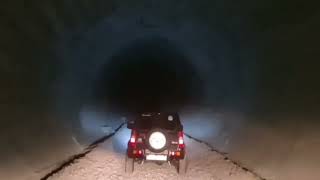 Traversare tunelul Ploștina 19 km lungime abandonat din 1989  Suzuki Jimny [upl. by Jarita]