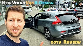 New Volvo V40 RDesign 2019 Review Interior Exterior [upl. by Renraw]