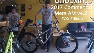 Unboxing 📦  2017 Commencal Meta AM V42 FOX Edition [upl. by Nakre]