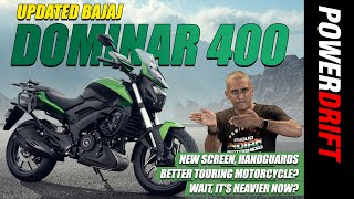 Updated Bajaj Dominar 400  Touring Ready  First Ride Review  PowerDrift [upl. by Einhorn]