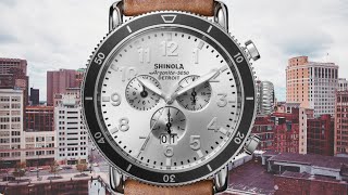 Review Shinola Runwell Sport Chrono 48 MM [upl. by Annahsad470]