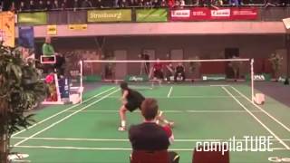 Most Amazing Badminton Volley [upl. by Llehcram]