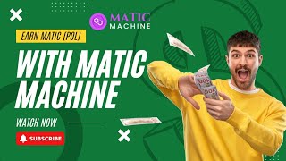 Earn Matic Easily with Matic Machine  Complete Business Plan in Hindi [upl. by Rushing]