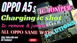 Oppo A5s charging ic short problem  Oppo a5 A5s charging ic full shot line solutions [upl. by Modnar]