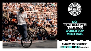 FISE SHANGHAI 2024  UCI BMX Freestyle Flatland World Cup Men Final [upl. by Morlee]