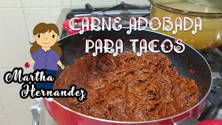 Tacos de Carne Deshebrada Consomé y Salsa Verde [upl. by Atnahc844]