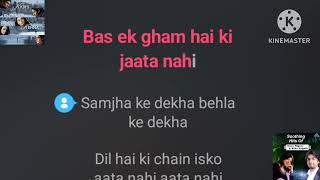 Kabhi Alvida Na Kehna  For Male  Alka Yagnik amp Sonu Nigam  Karaoke With Scrolling Lyrics [upl. by Brent]