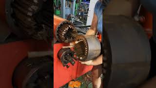 Motor parts disassembled  Part  2  motor acmotor disassemble disassembly [upl. by Wallach]