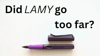 Brilliant or just bad Lamy Safari Violet Blackberry Fountain Pen Review [upl. by Retse]