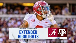 No 11 Alabama at Texas AampM Extended Highlights I CBS Sports [upl. by Kym]