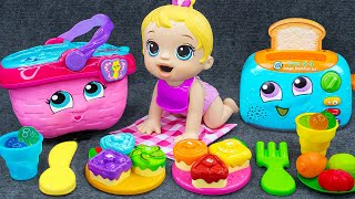 95 Minutes Satisfying with Unboxing Kitchen Playset Leapfrog Picnic Set ASMR  Lana Review Toys [upl. by Stew]