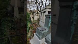 ASMR walk in Graveyard  Headstone Crow cry Cimetière de Montmartre Montmartre Cemetery S6118✝️ [upl. by Gustave]