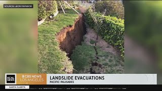 Pacific Palisades mudslide displaces family of 8 [upl. by Ennalorac700]