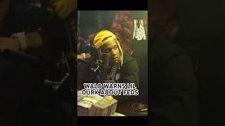 WALLO WARNS LIL DURK ABOUT FEDS 😳 lildurk quandorondo otf 4kt kingvon chicago [upl. by Slaughter]