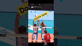 The SECRET to MASTERING Double Spike in Volleyball volleyball volleyballworld sports haikyuu [upl. by Eidob]