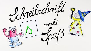 Schreibschrift s mit Zauberer Zabi  lateinische Ausgangsschrift [upl. by Searby676]