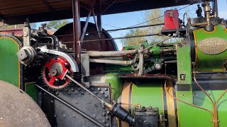 AP DD 6NHP Compound Steam Road Roller  11215 Cúchulainn IY2326  The Brickworks Museum  271024 [upl. by Dede]