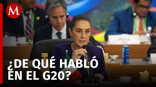 Sheinbaum impulsa el programa Sembrando Vida en la cumbre del G20 [upl. by Sergeant]