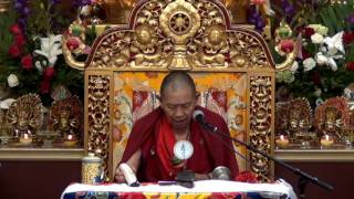 Garchen Rinpoche 040117 Teaching on Red Yamantaka Completion Stage Part 1 Trans Ina ma amp Rocc [upl. by Ziul120]