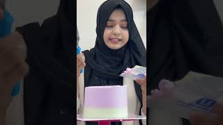 Sharp cake icing tutorial  cake tutorial for beginners at home [upl. by Victor]