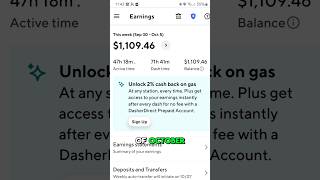 Last week I made 110946 on DoorDash 🤑 doordasher [upl. by Amandy399]