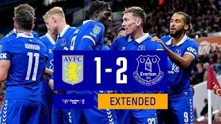 EXTENDED CARABAO CUP HIGHLIGHTS  Aston Villa 12 Everton [upl. by Endor]