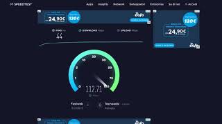 Speedtest Postemobile Casa WEB  ZTE MF286D Mod Firmware Elisa  B7B3  RETE WIND 092021 [upl. by Euh508]