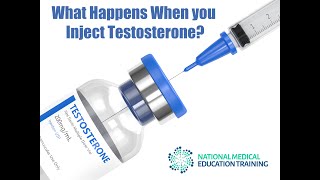 What happens when you inject testosterone trt testosterone testosteronereplacementtherapy [upl. by Relyhs]