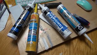 Caulk vs Sealant Test what is the difference [upl. by Radley]