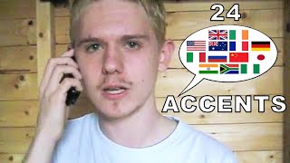 The English Language In 24 Accents [upl. by Neffets]