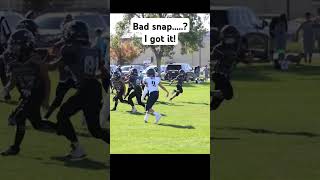 Bad snap one handed catch and Run for TD [upl. by Eiznekcam]