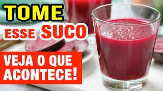 Benefícios do SUCO DE BETERRABA Veja o que acontece na Saúde Músculos Como Tomar e Dicas [upl. by Sherrer]