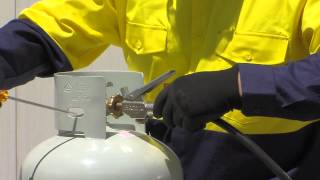 How to Fill a Gas Bottle  Fill Propane Tank  How to Refill LPG Gas Cylinder  Safely Decant LPG [upl. by Eus]