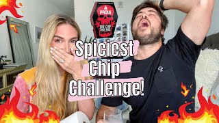 Worlds HOTTEST One Chip Challenge INSANE REACTION HE ATE THE WHOLE THING [upl. by Anilos533]