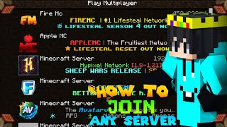 How To Play Any Servers in Pojavlauncher 🤩 [upl. by Belle]