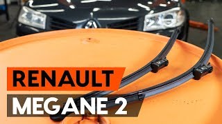 Så byter du torkarblad  vindrutetorkare på RENAULT MEGANE 2 LM GUIDE AUTODOC [upl. by Nainatrad]