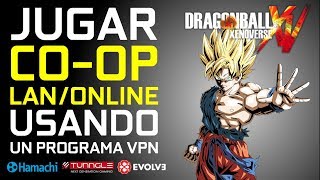 Descargar DRAGON BALL XENOVERSE CoopMultijugador LANOnline Hamachi Tunngle o EVOLVE [upl. by Demaggio]