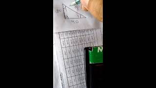 Calculando hipotenusa com catetos diferente na calculadora científica [upl. by Savick4]