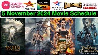 DD Free Dish Hindi Movie Schedule 🇮🇳 5 November 2024 Full Movie Schedule TvScheduleb3z [upl. by Lakin192]