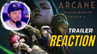 Arcane Season 2 Official Trailer REACTION [upl. by Dela]