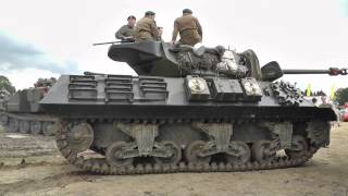 M10 Achilles tank destroyer  at War amp Peace Show 2012 [upl. by Urson397]