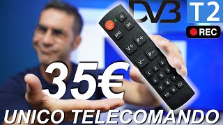 ⚠️NON CAMBIARE LA TUA TV⚠️ DECODER DIGITALE TERRESTRE 2021 DVBT2 ECONOMICO CON UNICO TELECOMANDO [upl. by Eriam39]