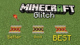 Minecraft  POWERED RAIL GLITCH  Permanent  MCPE  Xbox  Switch  Bedrock [upl. by Kirwin]